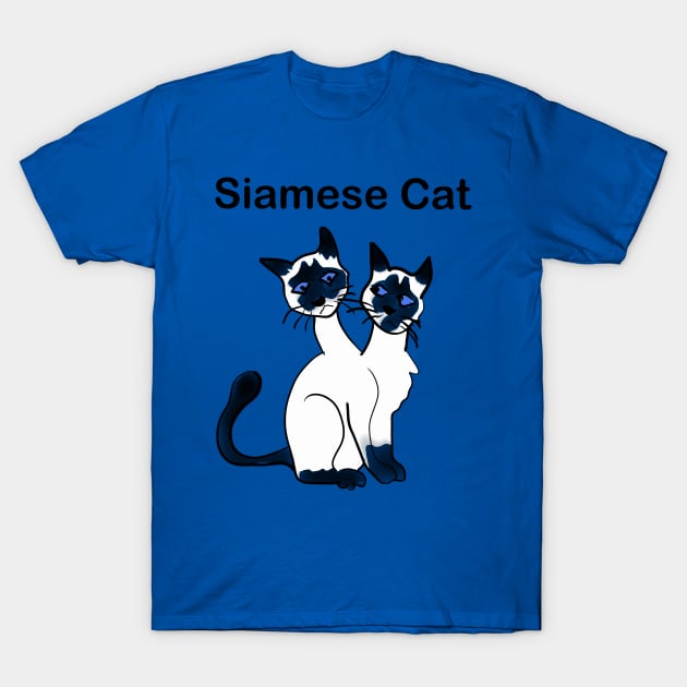 Siamese Cat T-Shirt by Rick Post